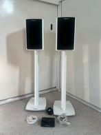 Dynaudio Xeo 3 incl standaards en hub!, Zo goed als nieuw, 120 watt of meer, Front, Rear of Stereo speakers, Ophalen