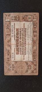 Zilverbon 1938 1 letter., Postzegels en Munten, Bankbiljetten | Nederland, Ophalen of Verzenden, 1 gulden