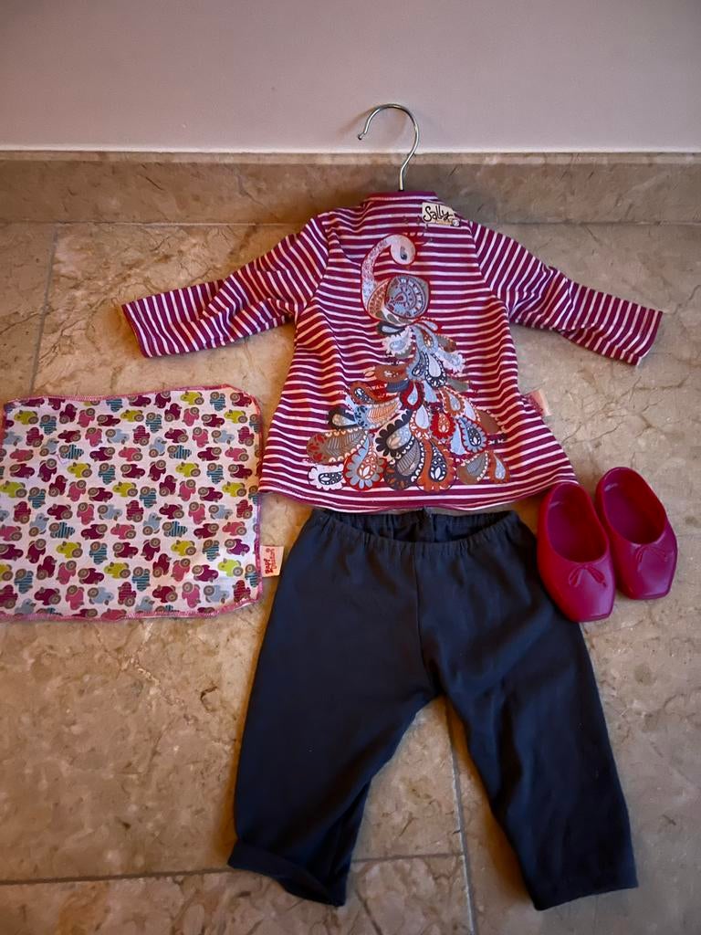 Baby Born Sally kledingset incl. schoenen, Kinderen en Baby's, Speelgoed | Poppen, Ophalen of Verzenden, Zo goed als nieuw