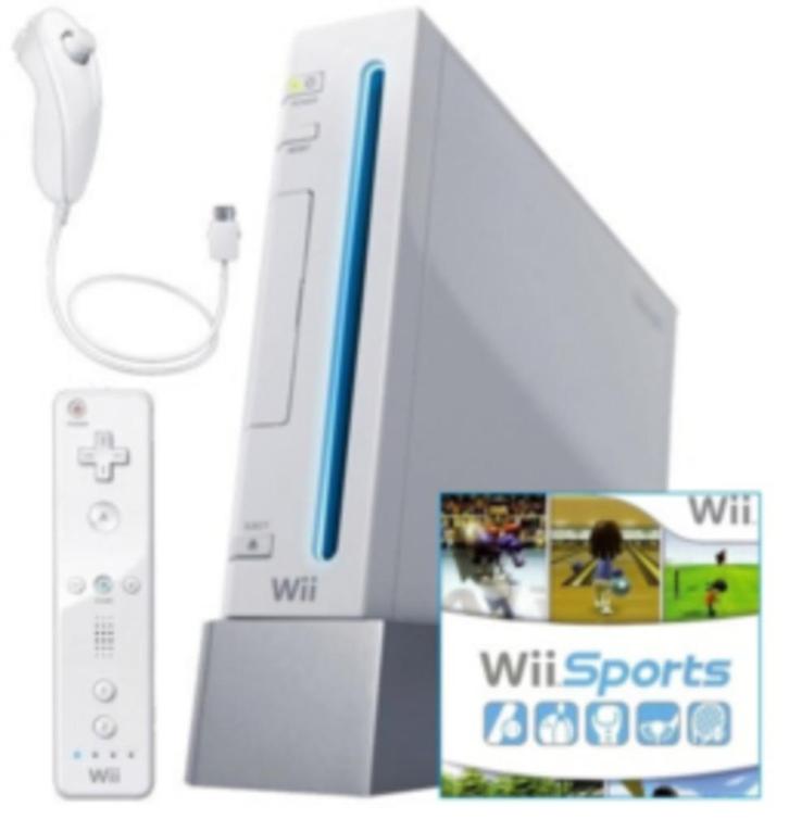 Nintendo Wii Sports Pack Wit – Slechts €49,99!, Spelcomputers en Games, Spelcomputers | Nintendo Wii, Refurbished, Met 2 controllers