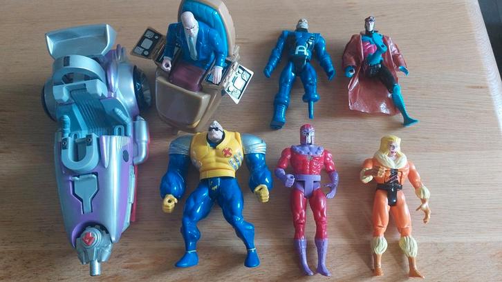 X-Men Actiefiguren Set - Vintage Jaren '90 - Marvel, Verzamelen, Poppetjes en Figuurtjes, Gebruikt, Ophalen of Verzenden