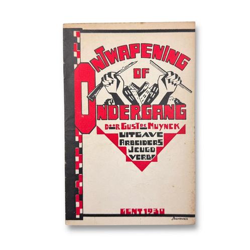 Ontwapening of Ondergang | anti-militarisme brochure 1930, Verzamelen, Militaria | Tweede Wereldoorlog, Landmacht, Boek of Tijdschrift