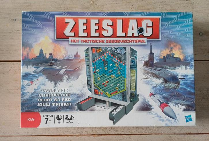 Hasbro - Zeeslag, Hobby en Vrije tijd, Gezelschapsspellen | Bordspellen, Gebruikt, Een of twee spelers, Ophalen of Verzenden