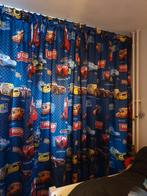 Cars gordijnen en dekbed, Blauw, Ophalen of Verzenden, Zo goed als nieuw, 200 cm of meer