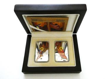 Zilveren proofset Mozes 2 x ounce zilver baarLimeted Edition beschikbaar voor biedingen