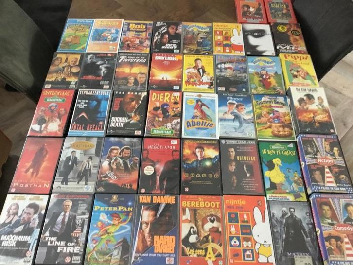 Diverse VHS video’s doos nr 5, Cd's en Dvd's, VHS | Film, Gebruikt, Overige genres, Alle leeftijden, Ophalen of Verzenden