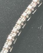 Witgouden armband met diamant, Ophalen of Verzenden, Zo goed als nieuw, Wit, Goud