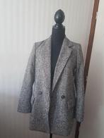 Prachtige H&M zwart/beige houndstooth jas, nieuw, xs 34/36, H&M, Verzenden, Zwart, Nieuw