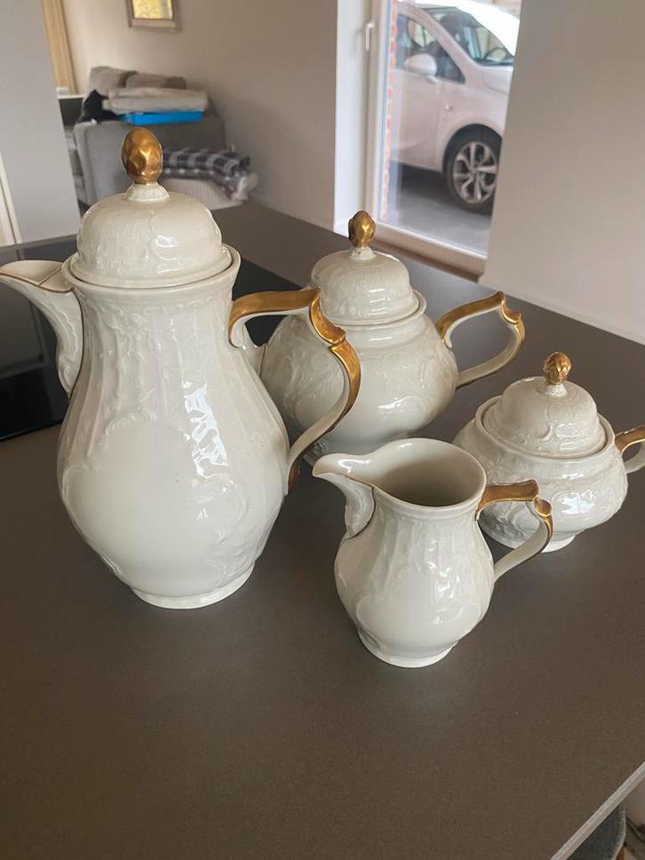 Rosenthal Sanssouci Gold 24 Koffie/Thee set, Huis en Inrichting, Keuken | Servies, Zo goed als nieuw, Overige typen, Overige stijlen