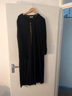 Zwarte Jurk met Gouden Rits - Maat XL+, Kleding | Dames, Jurken, Zwart, Maat 46/48 (XL) of groter, Ophalen of Verzenden, Zo goed als nieuw