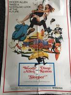 Originele filmposter Sleeper met Woody Allen en Diane Keaton, Ophalen of Verzenden, Gebruikt, Film, Poster