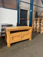 Massief Eikenhouten TV-meubel / Kast, Huis en Inrichting, Ophalen, Gebruikt, 100 tot 150 cm, Eikenhout