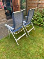 2 Dukdalf kampeerstoelen + neksteunen, Ophalen, Gebruikt, Campingstoel