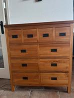 Massief teak houten laden kastje, Huis en Inrichting, Kasten | Ladekasten, Ophalen, 50 tot 100 cm, Zo goed als nieuw, Minder dan 100 cm