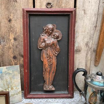 Maria op houten paneel *floor epe* beschikbaar voor biedingen