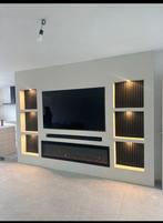 We doen decoratie,  cinewall , tv kast , sfeerhaard, Ophalen of Verzenden, Zo goed als nieuw, Minder dan 150 cm, Minder dan 100 cm
