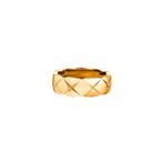 Goldplated ring 18, 18 tot 19, IJzer of Staal, Nieuw, Ophalen of Verzenden