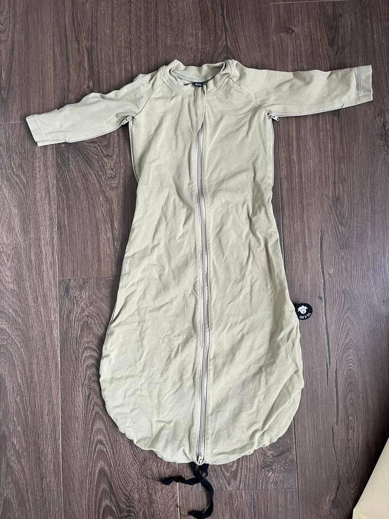 Bundi slaapzak Fedde & Kees Olive Green 4 - 8 maanden, Kinderen en Baby's, Ophalen, Zo goed als nieuw, 70 tot 85 cm, Slaapzak