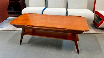 Vintage Salontafel Omkeerbaar Blad beschikbaar voor biedingen