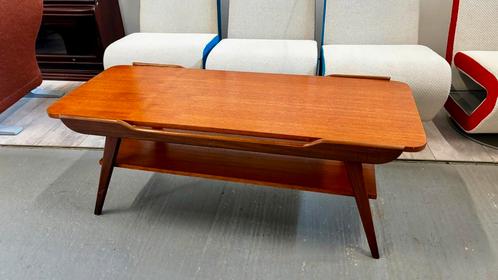 Vintage Salontafel Omkeerbaar Blad, Huis en Inrichting, Tafels | Salontafels, Gebruikt, 100 tot 150 cm, Rechthoekig, Ophalen