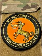 Embleem 301 Redskins Apache Solo display team AH-64, Verzenden, Luchtmacht, Nederland, Embleem of Badge