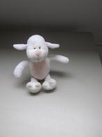Bergland wit zacht pluche schaap knuffel roze buik-neus-oren, Ophalen of Verzenden, Nieuw, Overige typen