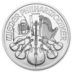 2022 Austria 1 Tr. oz Fine Silver Wiener Philharmonic BU, Ophalen of Verzenden, Zilver