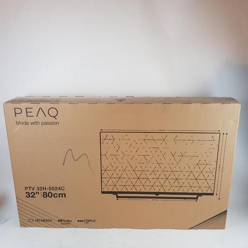 peaq ptv 32h-5024c tv || nieuw in doos || nu voor €109.99, Audio, Tv en Foto, Vintage Televisies, Zo goed als nieuw, 100 cm of meer