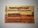 Ticket Nederland-Portugal U21 1991, Ophalen of Verzenden, Zo goed als nieuw, Overige binnenlandse clubs, Overige typen