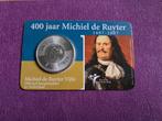 5 euro Coincard 2007 Michiel De Ruyter Vijfje Zilver, Zilver, Ophalen of Verzenden, 5 euro, Overige landen
