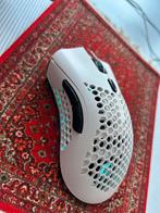 Gaming Muis draadloze oplaadbaar wit rgb, Muis, Gaming muis, Ophalen of Verzenden, Draadloos