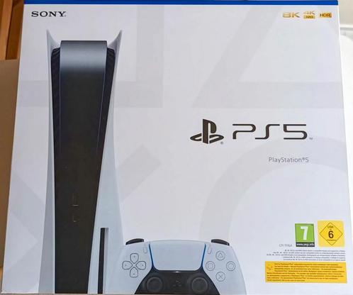 Playstation 5 standard disc edition + No Man's Sky game, Spelcomputers en Games, Spelcomputers | Sony PlayStation 5, Zo goed als nieuw