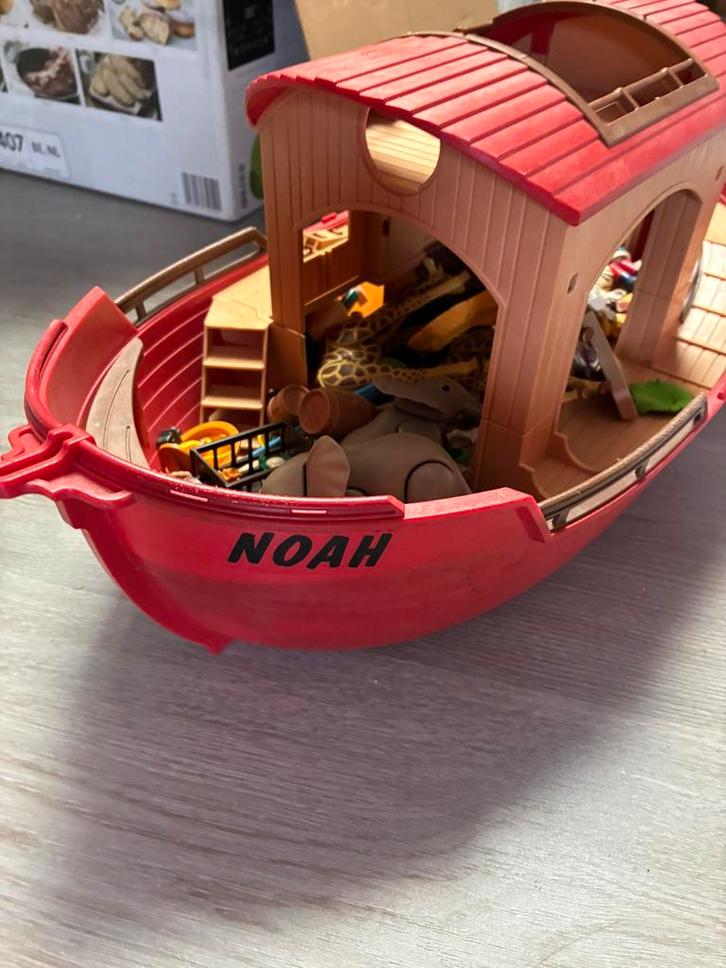 playmobil ark van noah, Kinderen en Baby's, Speelgoed | Playmobil, Zo goed als nieuw, Complete set, Ophalen