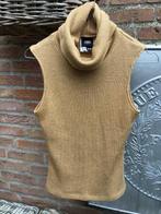 Versace XS coltruitje mouwloos glitter / goudkleurig., Ophalen of Verzenden, Zo goed als nieuw, Maat 34 (XS) of kleiner, Zonder mouw