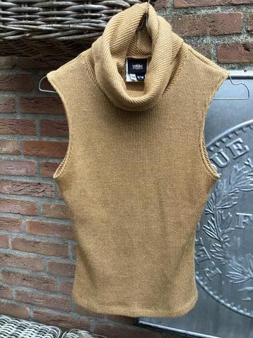 Versace XS coltruitje mouwloos glitter / goudkleurig. beschikbaar voor biedingen