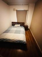 IKEA bed (140x200) + nachtkastje – nette staat, Huis en Inrichting, Slaapkamer | Bedden, Ophalen, Tweepersoons, 140 cm, Zo goed als nieuw