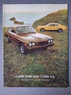 Brochure CAPRI V-6  Lincoln-Mercury - 1974 USA, Ophalen of Verzenden, Ford