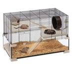 Hamsterkooi Ferplast Karat 60, met extra’s!, Kooi, Gebruikt, Hamster, 75 tot 110 cm