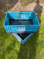 Vouwkratten opvouwbare kratten 60x40x24cm, Doe-het-zelf en Verbouw, Kratten en Dozen, Gebruikt, 40 tot 60 cm, Opvouwbaar, 50 tot 75 cm