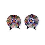 Handgeschilderde Japanse Imari Borden (2), Antiek en Kunst, Ophalen of Verzenden