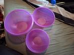 Tupperware schalenset, Huis en Inrichting, Keuken | Tupperware, Ophalen of Verzenden, Zo goed als nieuw, Paars, Overige typen