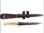 FAIRBAIRN SYKES COMMANDO DAGGER / PARACHUTIST., Ophalen of Verzenden, Landmacht, Engeland, Mes of Dolk