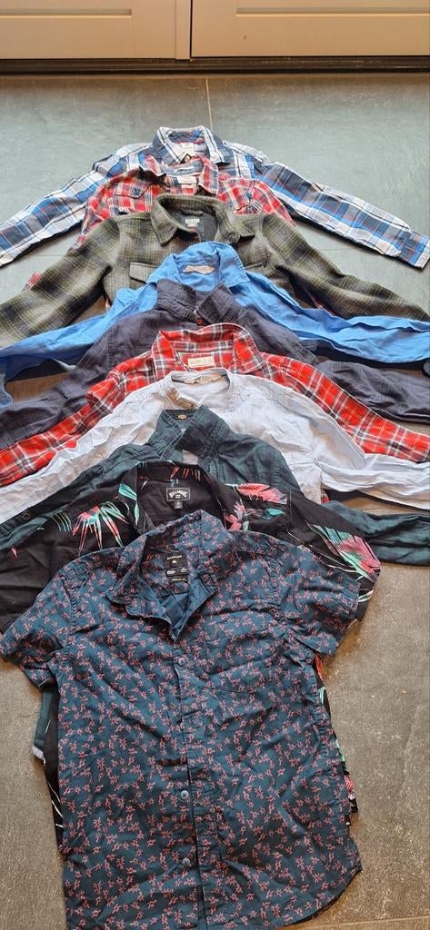 10 Overhemden in zeer goede Staat - Diverse Maten en Stijlen, Ophalen of Verzenden, Zo goed als nieuw, Maat 134