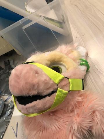 Fursuit muzzle harness commision beschikbaar voor biedingen
