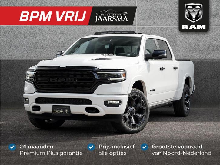 Dodge Ram 1500 5.7 V8 4x4 Crew Cab Limited Night |Digitaal D, Auto's, Dodge, Bedrijf, Te koop, RAM 1500, 4x4, ABS, Achteruitrijcamera