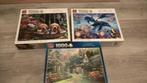 TE koop aangeboden mooi 3x puzzels doe gepast bod., Hobby en Vrije tijd, Ophalen of Verzenden, 500 t/m 1500 stukjes, Zo goed als nieuw