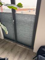 4 Plissé gordijnen antraciet, 200 cm of meer, Zo goed als nieuw, Grijs, 50 tot 100 cm