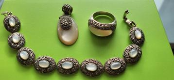 Armband,ketting,hanger zilver Vintage beschikbaar voor biedingen