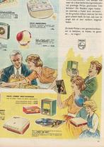 retro reclame 1959 Philips radio bouwdozen & radio's & mixer, Verzenden, Overige typen