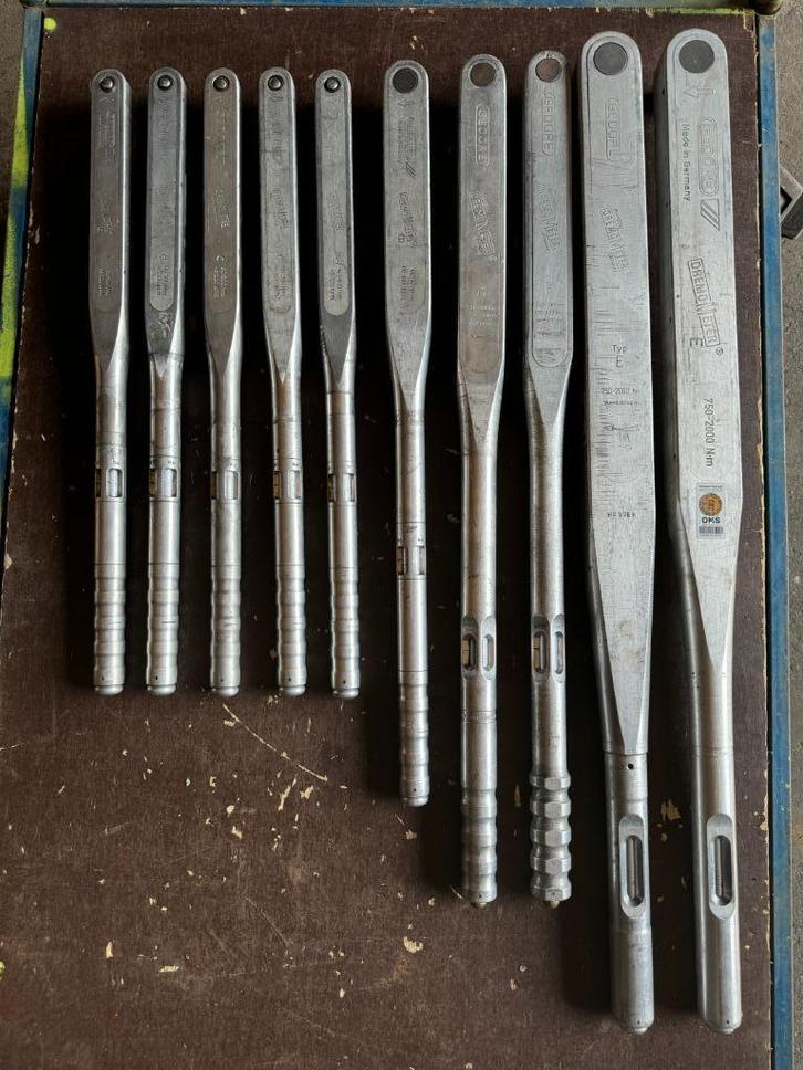 Momentsleutel Gedore DremoMeter aluminium groot en klein, Doe-het-zelf en Verbouw, Gereedschap | Handgereedschap, Gebruikt, Ophalen